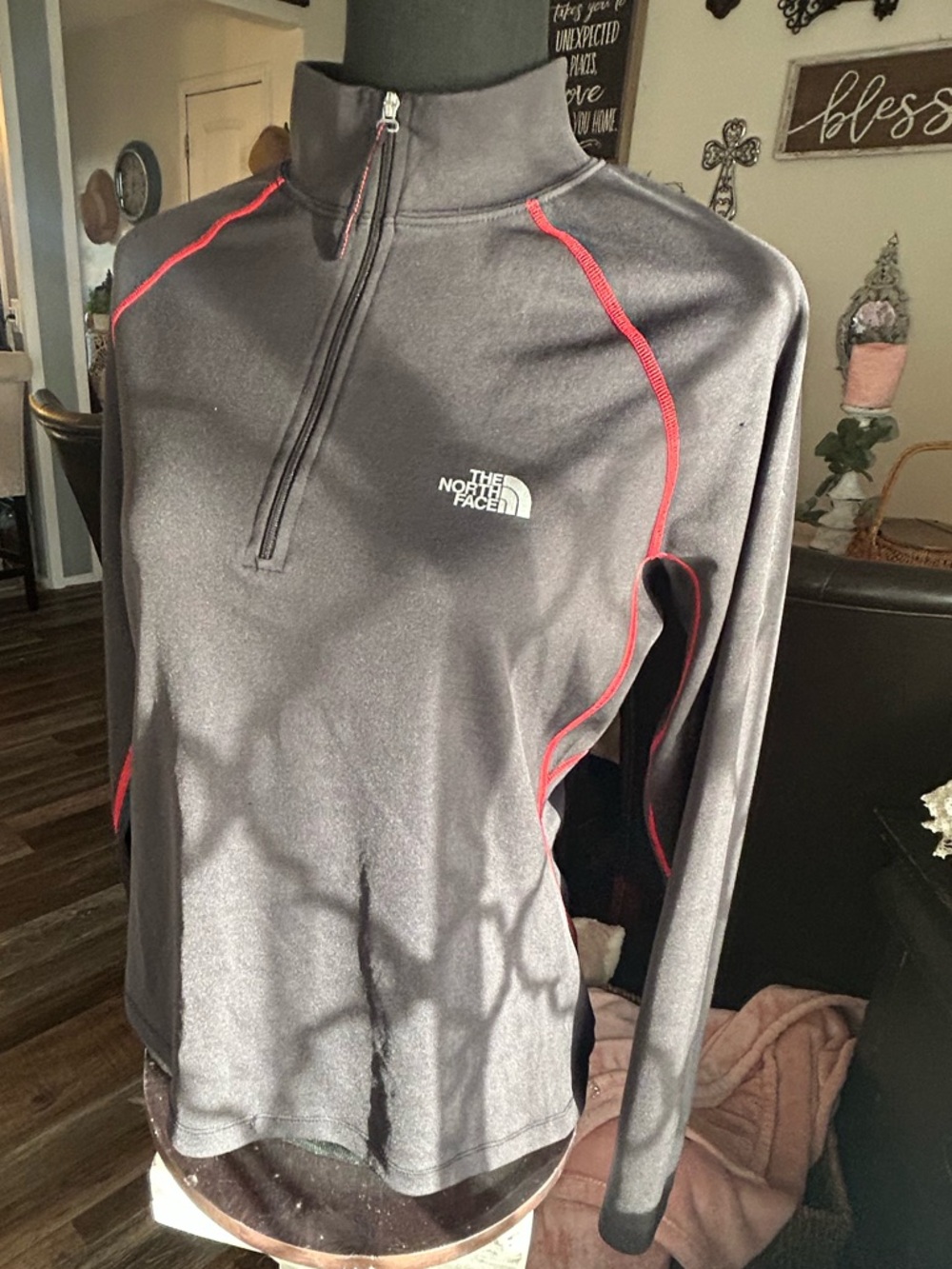 50%offw❤️ The North Face Womens 1/4 Zip Pullover Medium Flight Series Hiking 157